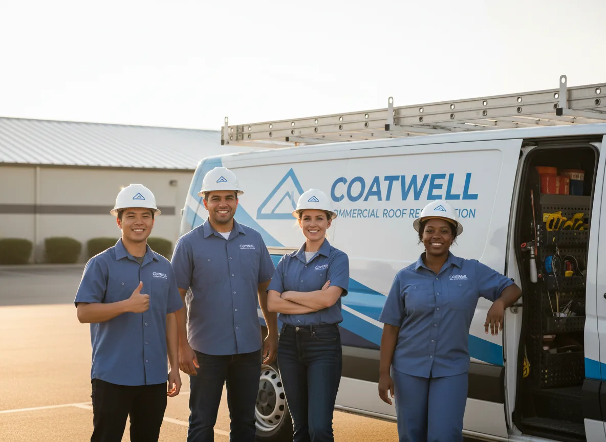 Commercial roof coating company in Cartwright, OK